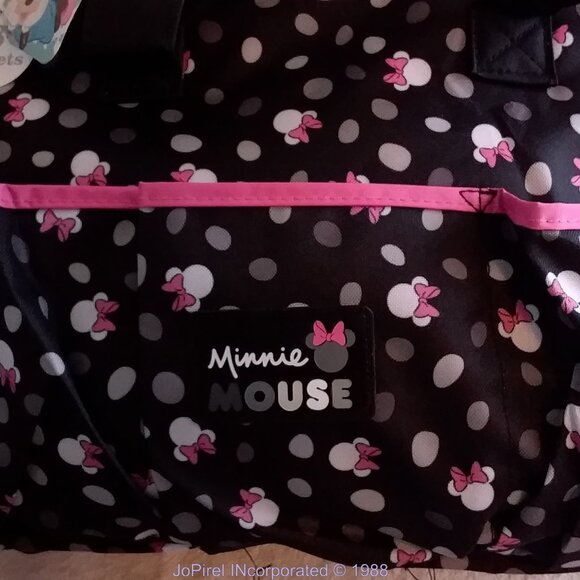 Disney Minnie Mouse Outline Styled Diaper Baby Bag - Picture 3 of 11